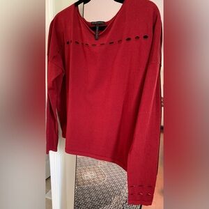 Sarah Pacini Vibrant color VINO Knitwear